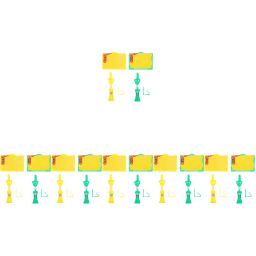 12 Pcs Price Frame Clip Plastic Display Board Label 2