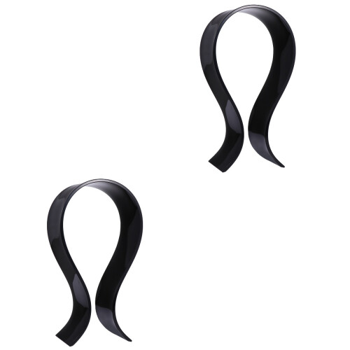 2Pcs Acrylic Headset Rack For Headphone Storage And Holder 2