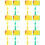 12 Pcs Price Frame Clip Plastic Display Board Label 7