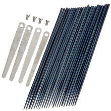 4Sets Duurzame Zwarte Saxophone Needles Voor Tenor Sax Reeds