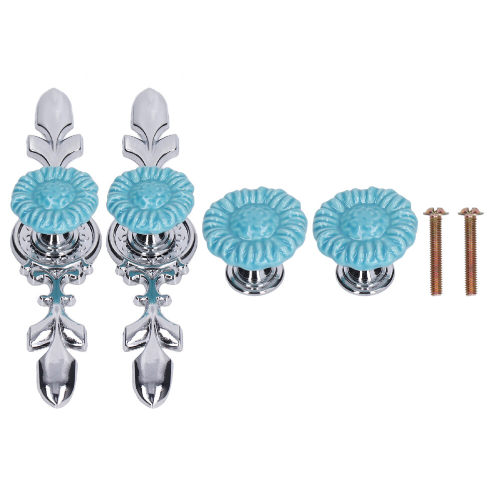 (1088D Cabbage) 2Set Cabinet Knob Zinc Alloy Single Hole Drawer Wardrobe Sunflower 685922862129