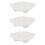 3 Pieces Baked Snail Plate White Baking Dish Restaurant Escargot 8