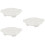 3 Pieces Baked Snail Plate White Baking Dish Restaurant Escargot 9