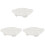 3 Pieces Baked Snail Plate White Baking Dish Restaurant Escargot 2