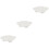 3 Pieces Baked Snail Plate White Baking Dish Restaurant Escargot 5