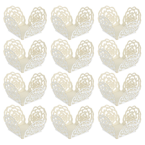 150 Pcs Chocolate Packaging Wrappers Hollow Truffle Cups For Candy 2