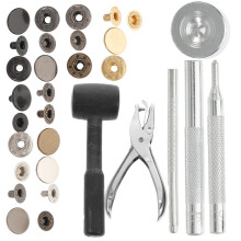 4Sets Knopen Set Metalen Snap Buttons Voor Jas Sjaal Hoed Jeans