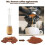 Wood Handle Coffee Tamper Needle Stirrer for Espresso Efficiency 3