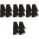 16 Pcs Hook And Loop Elastic Strap Reusable Cinch Strap 5