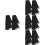 16 Pcs Hook And Loop Elastic Strap Reusable Cinch Strap 8