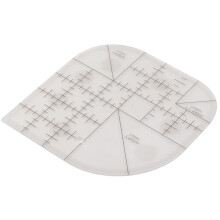 Acrylic Sewing Curved Corner Cutter Ruler Patchwork Tool DIY