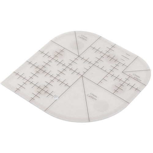 Acrylic Sewing Curved Corner Cutter Ruler Patchwork Tool DIY 1