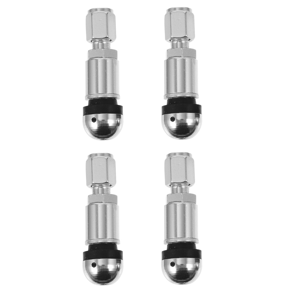 8 Pcs Aluminum Tire Air Stem Auto Tubeless Wheel Stems Caps 013748036705