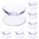 2 Count Nonslip Pads Suction Cup Non-Slip Mat Clear Double Sided Cups 8