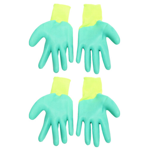 6 Pairs Hamster Gloves Tableware Pet Rubber