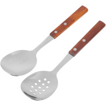 3 Sets Buffet Serving Spoon Slotted Kitchen Accessory