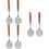 3 Sets Buffet Serving Spoon Slotted Kitchen Accessory 9
