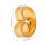 4 Pieces Hypoallergenic Earring Hooks Back Lifters For Studs 9