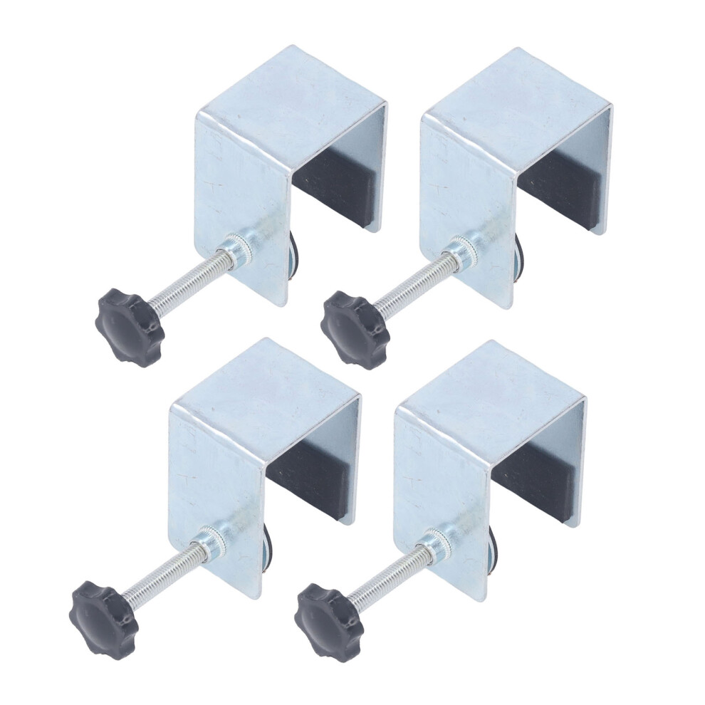 4Pcs Galvanized Drawer Front Installation Clamps For Easy Woodworking Mounting 9461352034289