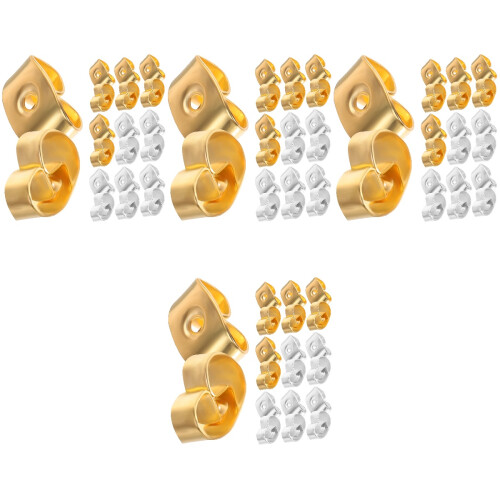 4 Pieces Hypoallergenic Earring Hooks Back Lifters For Studs 2