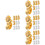 4 Pieces Hypoallergenic Earring Hooks Back Lifters For Studs 6