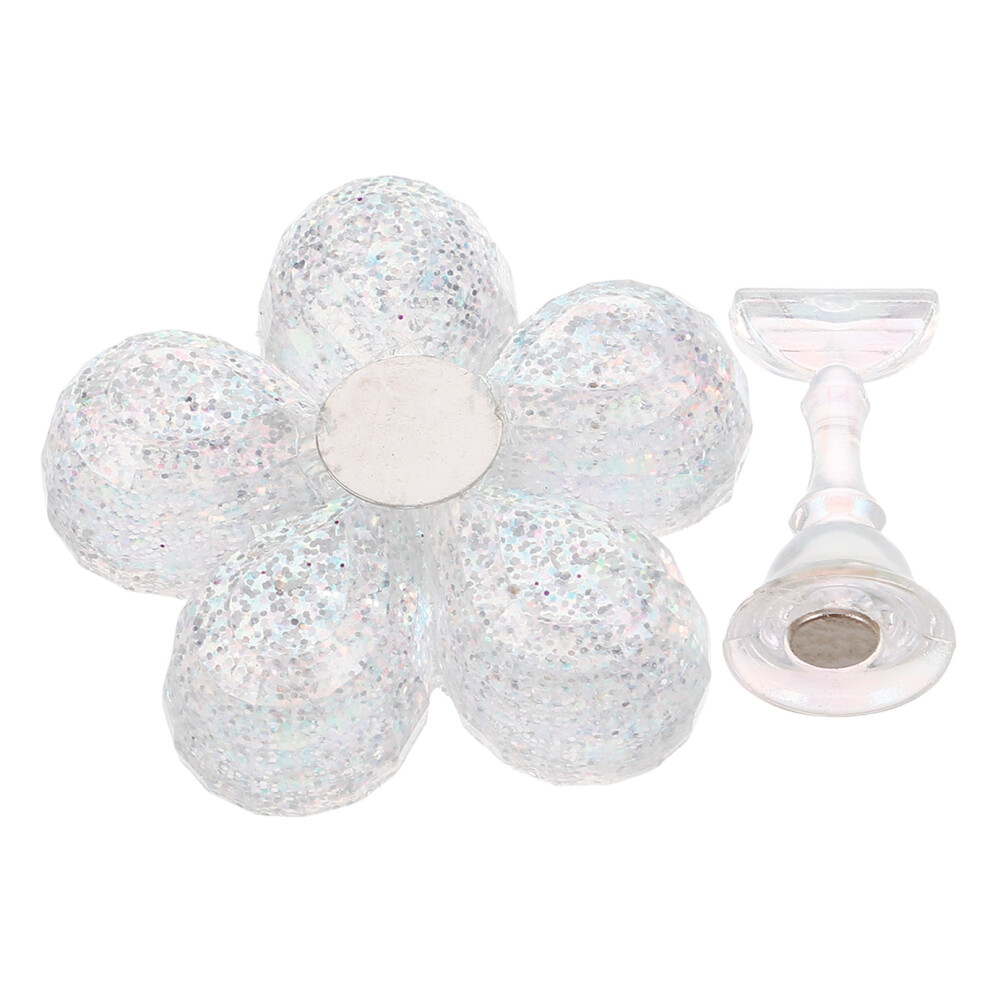 Iplusmile 3Pcs Plastic Plum Blossom Nail Holder For Press On Fake Nails