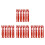 32Pcs Professional Red Crab Picks Plastic Seafood Tools for Home Use 9