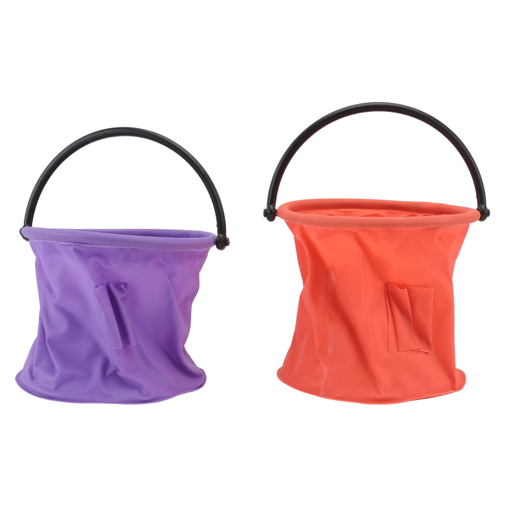 3 Pieces Collapsible Bucket Machine Gouache Pen Holder Child-image-OPC-PKY6BDH-NEW