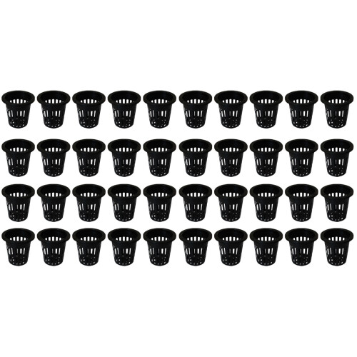 Unbranded 200 Pcs Soilless Hydroponic Basket Plastic Net Cup Plant Cup 1