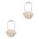 2 Count Decorative Storage Wall Hanging Basket Organizer Wire Mesh 6