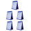 5Pcs 43X33Cm Desktop Pocket Chart With 20Pcs White Cards Small 11