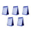5Pcs 43X33Cm Desktop Pocket Chart With 20Pcs White Cards Small 10