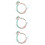 3 Sets Professional Nylon Lyre Strings Sturdy Music Wire 10