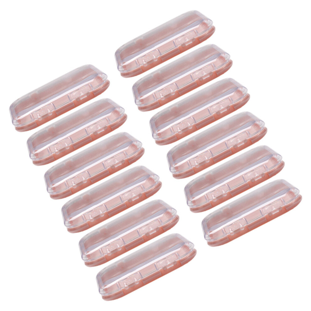 Aboofan 12Pcs Press On Nail Organizers Storage Boxes Portable Fake Nail Cases
