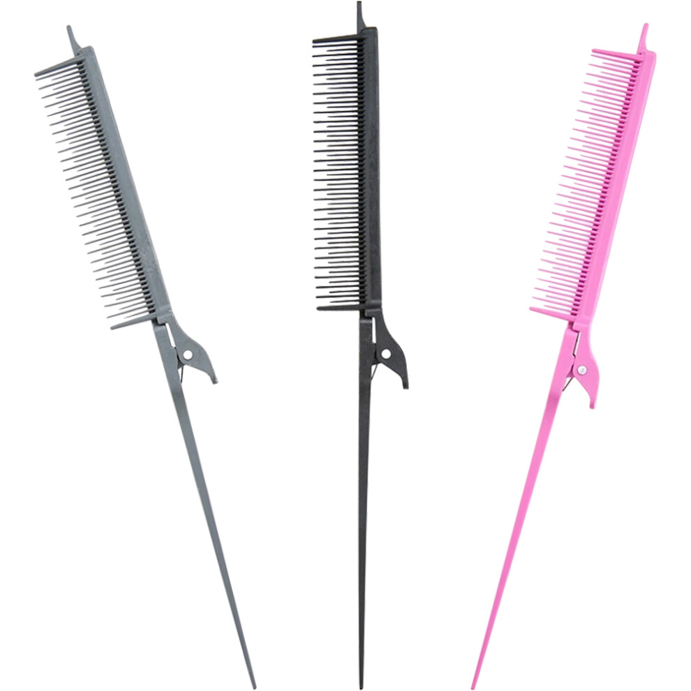 Iplusmile 12 Pcs Barber Hair Stylist Rat Tail Comb For Parting
