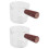2 Pcs Milk Cup Thickened Frothing Pitcher Espresso Measuring 5