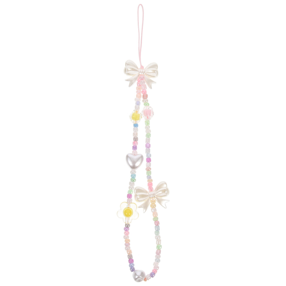 Acrylic Beads Mobile Phone Chain Wrist Strap Anti-Lost Lanyard 011756983158