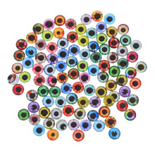 300 Pcs Glass Dragon Eye Cabochons Flat Back Beads For Diy Jewelry