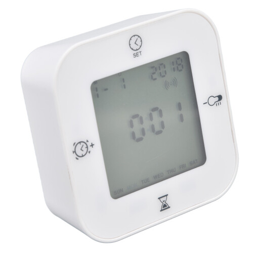 Gravity Thermo Hygrometer Alarm Clock Indoor Sound Control Luminous