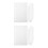 120 Pcs Clear Plastic Scrapbook Refill Pages 14X12.5Cm 4