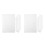 120 Pcs Clear Plastic Scrapbook Refill Pages 14X12.5Cm 10