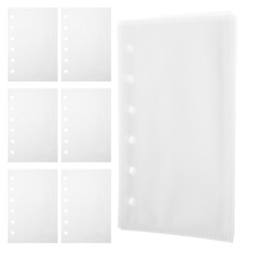 120 Pcs Clear Plastic Scrapbook Refill Pages 14X12.5Cm 2