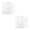 120 Pcs Clear Plastic Scrapbook Refill Pages 14X12.5Cm 5