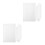 120 Pcs Clear Plastic Scrapbook Refill Pages 14X12.5Cm 6