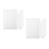 120 Pcs Clear Plastic Scrapbook Refill Pages 14X12.5Cm 7