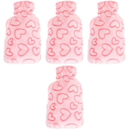 4Pcs Comfortable And Supple Hot Water Bag Cover 2
