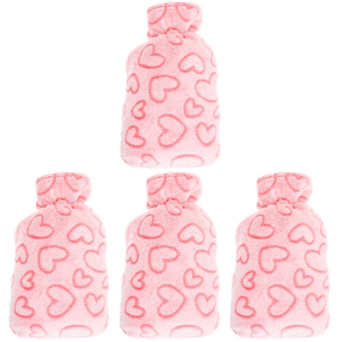 4Pcs Comfortable And Supple Hot Water Bag Cover 1