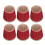 Small Fabric Wine Red Lampshade with Gold Edge for E14 Lamp 4