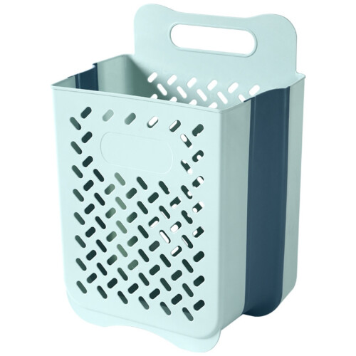 Wall Mounted Laundry Organizer Basket Space Saving Bathroom Dirty