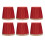 Small Fabric Wine Red Lampshade with Gold Edge for E14 Lamp 1